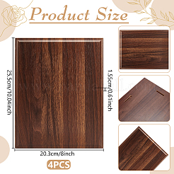 Leere MDF-Medaillenplakette&nbsp;DJEW-WH0077-06B
