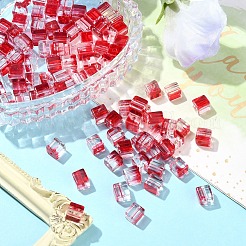 100 шт. прозрачные стеклянные бусины для выпечки&nbsp;DGLA-YW0001-35C