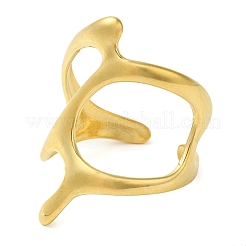 Anelli polsini aperti in acciaio inossidabile 304 per donna&nbsp;LS-RJEW-Z043-02F
