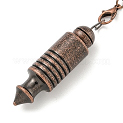 Стеллаж гальванический латунный заостренный биолокационный маятник AJEW-B106-03AB