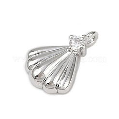 Подвески из латуни с прозрачным фианитом&nbsp;KK-L238-31P