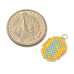 Подвески из бисера номер 6&nbsp;PALLOY-MZ00907-07