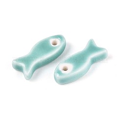Porcelaine à la main des perles en céramique&nbsp;PORC-T134-01E