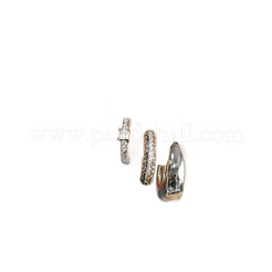 Ohrringe-Sets aus Messing mit Mikropavé-Fassung aus Zirkonia für Damen&nbsp;WG3E7D3-01