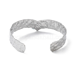 Braccialetti a polsino in acciaio inossidabile 304 per donna&nbsp;LS-BJEW-Z078-27P