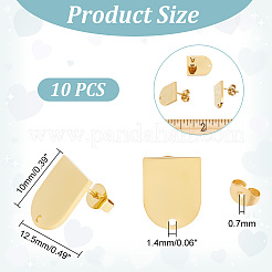 20 пара сережек-гвоздиков из нержавеющей стали 304&nbsp;STAS-UN0047-68