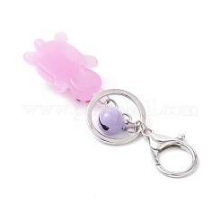 4 шт. светящихся брелоков из ПВХ в виде черепахи и окрашенного железного колокольчика&nbsp;KEYC-JKC01340