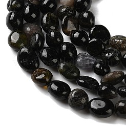 Натуральный турмалин бисер нитей&nbsp;G-C268-A02-8x10mm