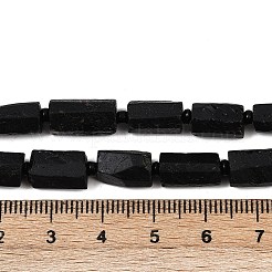 Natürliche schwarze Turmalin Perlen Stränge&nbsp;G-F715-111