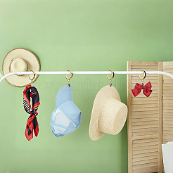 24 crochet de rideau suspendu en fer et plastique PP&nbsp;FIND-GA0008-52G