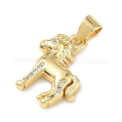 Pendentifs en laiton zircon cubique transparent&nbsp;KK-A303-05H-G