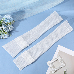 Нарукавники из полиэстерового кружева для женщин&nbsp;AJEW-WH20007-88B