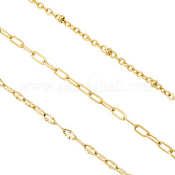 3 шт. набор цепочек для бейсболок из нержавеющей стали 304 в 3 стилях&nbsp;AJEW-TAC00034