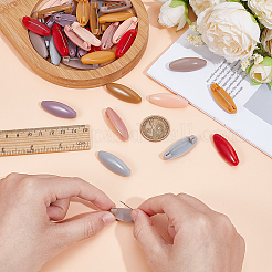 48 шт. броши из смоляной булавки&nbsp;JEWB-OC0001-11C