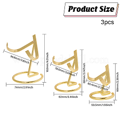 3 шт. 3 стиля железные подставки для демонстрации кристаллов в форме сердца для драгоценных камней&nbsp;ODIS-CA0001-23