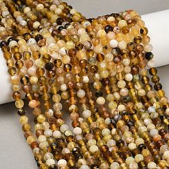 Природные желтые опал бусины пряди&nbsp;LS-G-RM2025-A35-6mm