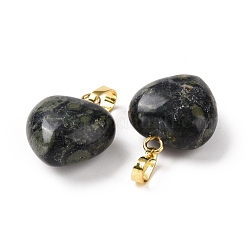 Подвески из натуральной камбабы с яшмой&nbsp;G-I311-A28-G