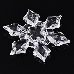 Charms connettore acrilico trasparente&nbsp;TACR-T028-03A