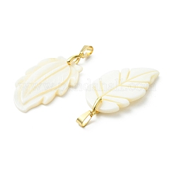Pendentifs sculptés en coquille d'eau douce naturelle&nbsp;PALLOY-JF05384