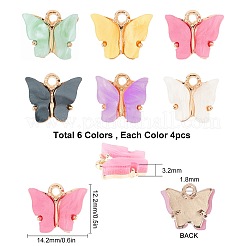 Акриловые подвески с легким золотым покрытием&nbsp;PALLOY-SC0002-58