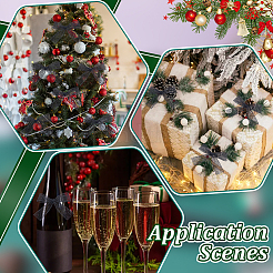 Блестящая полиэстеровая сетчатая лента с пайетками&nbsp;OCOR-WH0082-477