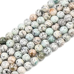 Натуральный камень k2 бусины пряди&nbsp;G-K405-B02-8mm