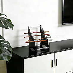 Soportes elevadores de exhibición de espadas de acrílico de 6 nivel&nbsp;ODIS-WH0099-261