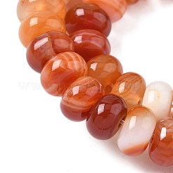 Cuentas de ágata roja natural hebras&nbsp;G-H295-C03-20