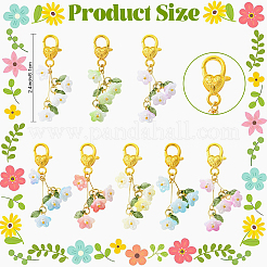 2 шт. акриловые подвесные украшения&nbsp;HJEW-YW00302-01