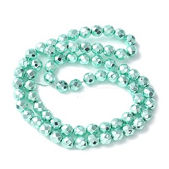 Гальванические нити из синтетических немагнитных гематитовых бусин&nbsp;G-B132-B01-01E