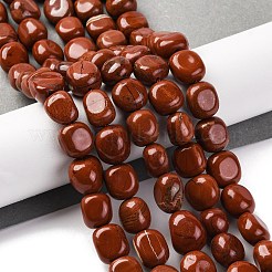 Chapelets de perles en jaspe rouge naturel&nbsp;G-G146-A04-02