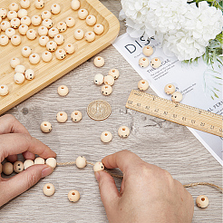240 pièces de perles en bois imprimées&nbsp;WOOD-GF0002-05