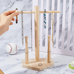 Holzständer für Baseballringe&nbsp;RDIS-WH0011-37B
