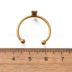 Componentes de anillo de puño abierto de acero inoxidable 304&nbsp;STAS-M057-01A-G