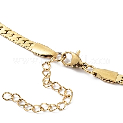 Ionenplattierung (IP) 304 Edelstahl Cuban Link Kette Halskette&nbsp;NJEW-K249-01B-G