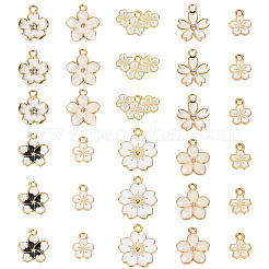 100шт 10 стиля сплава эмалевые подвески&nbsp;ENAM-TA0003-09