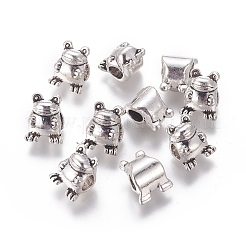 Сплавочные европейские бусины&nbsp;PALLOY-E511-11AS