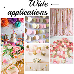 200 шт. круглый бумажный стол для разбрасывания конфетти&nbsp;DIY-SC0032-57A