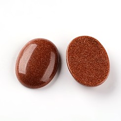Ovale cabochon Goldstone sintetici&nbsp;G-I171-22x30mm-01