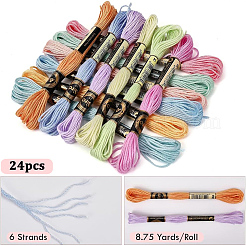 6-lagiges Polyester-Stickgarn&nbsp;OCOR-CY0004-40A