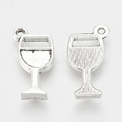 Pendentifs en alliage de style tibétain supports en émail&nbsp;TIBE-N005-13AS-LF