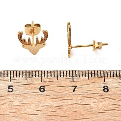 Серьги-гвоздики из нержавеющей стали 304&nbsp;EJEW-I317-03G