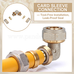 Raccordo per tubi in ottone a compressione&nbsp;AJEW-WH0609-987