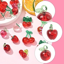 20шт прозрачные акриловые подвески&nbsp;OACR-FS0002-11