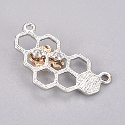 Aluminium Anhänger & Charms&nbsp;PALLOY-WH0068-27PG