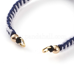 Fabricación de pulsera trenzada de hilo de nailon ajustable&nbsp;AJEW-JB00857-04