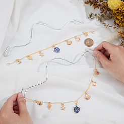 2 шт. подвесные украшения из сплава и фарфора ручной работы&nbsp;HJEW-DR00236