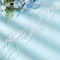 10 нити имитируют австрийские хрустальные биконические стеклянные бусины&nbsp;GLAA-HY0001-37A