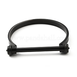 Brazalete de tornillo de barra en forma de D de acero inoxidable 304&nbsp;BJEW-G636-04B-EB
