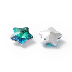 Charms in vetro galvanizzato&nbsp;GLAA-H104-A05